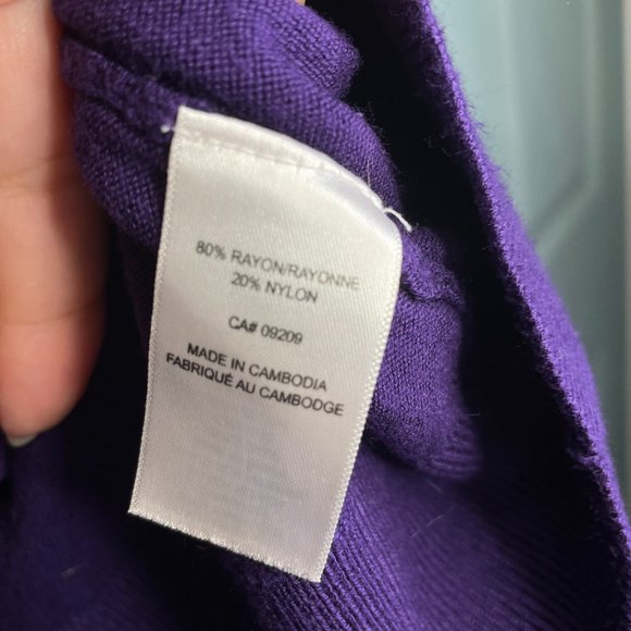 Purple Cleo Cardigan - Picture 4 of 4